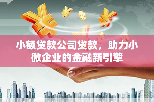 兴城小额贷款公司贷款，助力小微企业的金融新引擎