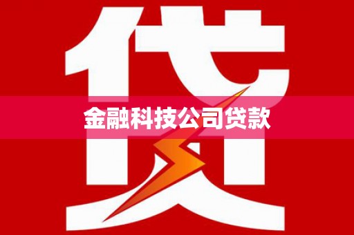 兴城金融科技公司贷款