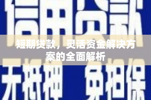 兴城短期贷款，灵活资金解决方案的全面解析