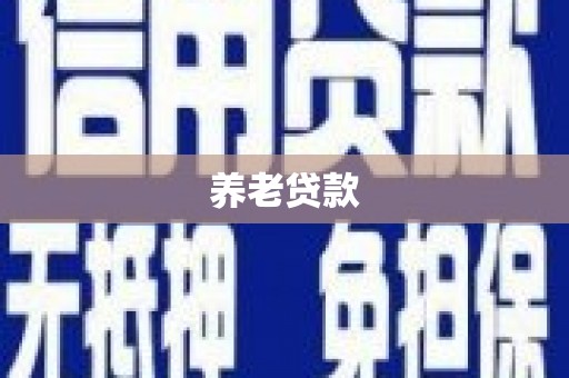 兴城养老贷款