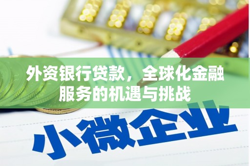兴城外资银行贷款，全球化金融服务的机遇与挑战