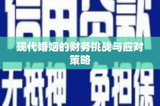 兴城现代婚姻的财务挑战与应对策略
